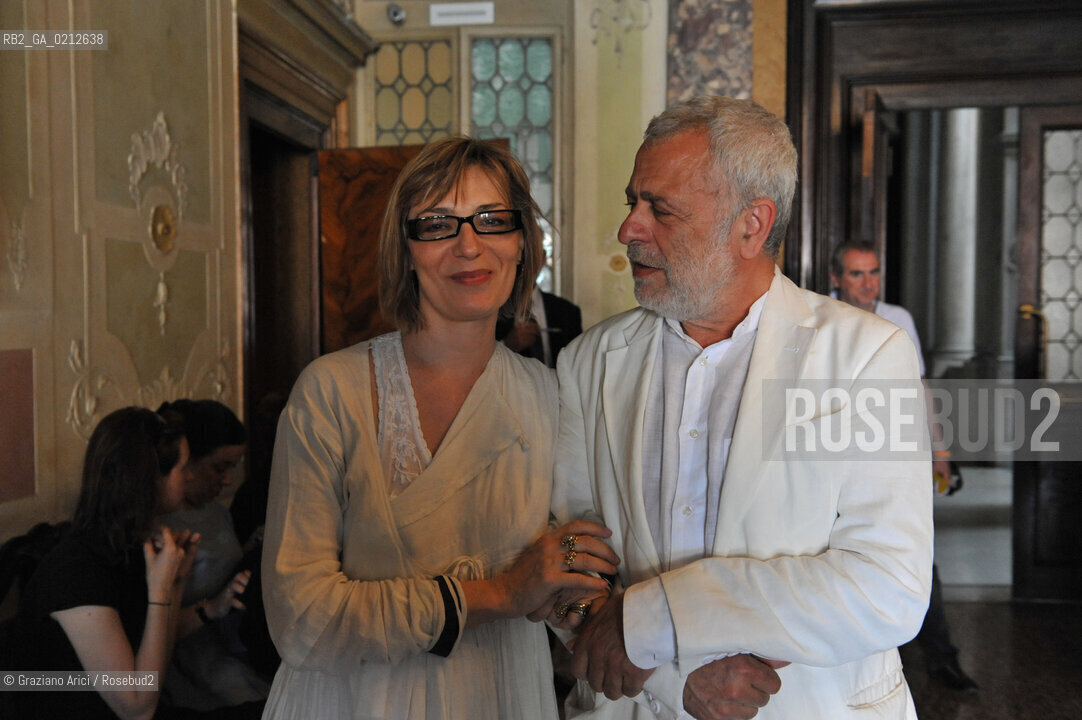 VENICE 23/05/09 - MARINO FOLIN AND ANGELA VETTESE ©Graziano Arici/Rosebud2 CRITICO ARTE