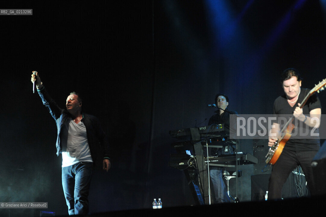 VENICE 25/07/09 - JIM KERR AND THE SIMPLE MINDS IN CONCERT IN VENICE ©Graziano Arici/Rosebud2 MUSICA POP ROCK