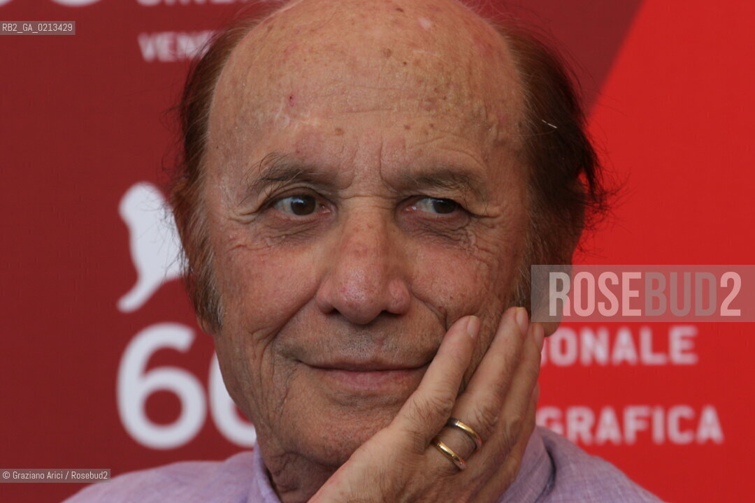 02/09/2009 - VENICE 66th FILM FESTIVAL - FILM QUESTI FANTASMI 2 - FRANCESCO ALBERONI