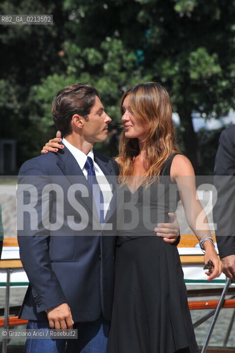 02/09/2009 - VENICE 66th FILM FESTIVAL - THE MANAGER PIERSILVIO BERLUSCONI, SON OF THE ITALIAN PREMIER SILVIO BELUSCONI, WITH HIS GIRLFRIEND SILVIA TOFFANIN  ©Graziano Arici/Rosebud2
