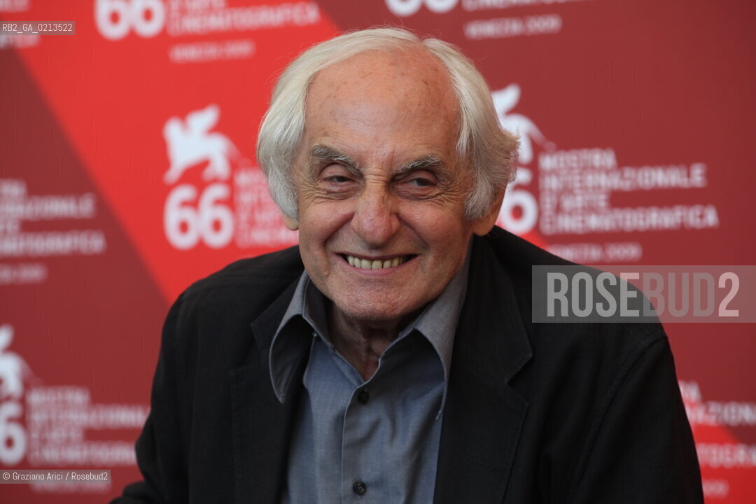 Italy, Venice - September 03, 2009.66th VENICE INTERNATIONAL FILM FESTIVAL - FILM: LE OMBRE ROSSE. THE DIRECTOR FRANCESCO MASELLI.