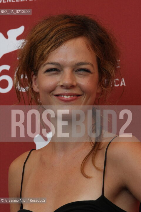 Italy, Venice - September 03, 2009.66th VENICE INTERNATIONAL FILM FESTIVAL - FILM: LE OMBRE ROSSE. THE ACTRESS  EUGENIA COSTANTINI