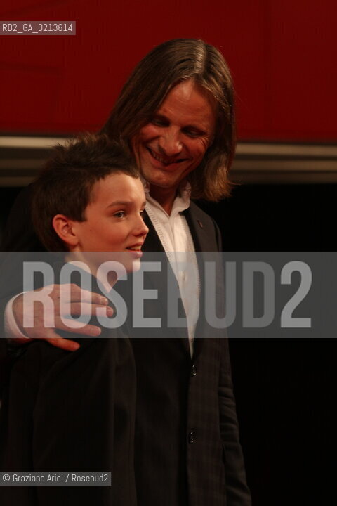 Italy, Venice - September 03, 2009.66th VENICE INTERNATIONAL FILM FESTIVAL - RED CARPET FILM: THE ROAD. THE ACTORS KODI SMIT-McPHEE AND VIGGO MORTENSEN