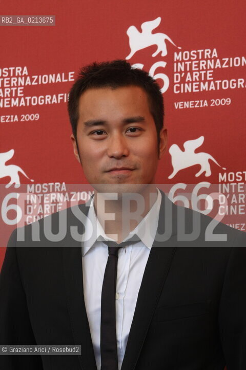 Italy, Venice - September 04th, 2009.66th VENICE INTERNATIONAL FILM FESTIVAL - FILM LEI WANGZI (PRINCE OF TEARS) - THE ACTOR JOSEPH CHANG