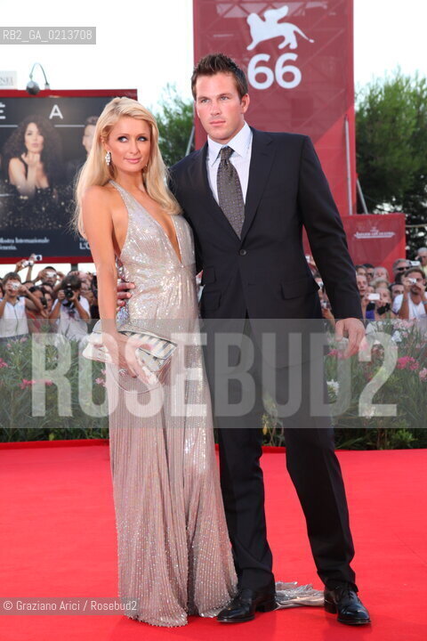 Italy, Venice - September 04th, 2009.66th VENICE INTERNATIONAL FILM FESTIVAL - FILM: BAD LIEUTENANT: PORT OF CALL NEW ORLEANS - PARIS HILTON WITH DOUG REINHARDT ATTEND THE RED CARPET