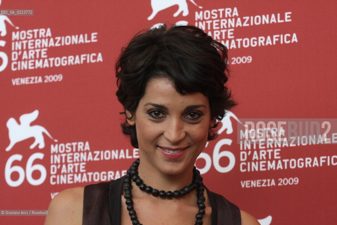 Italy, Venice - September 05th, 2009.66th VENICE INTERNATIONAL FILM FESTIVAL - FILM: PROVE PER UNA TRAGEDIA SICILIANA. THE ACTRESS DONATELLA FINOCCHIARO