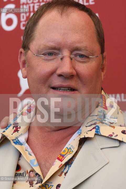 Italy, Venice - September 06th, 2009.66th VENICE INTERNATIONAL FILM FESTIVAL - FILM: GOLDEN LION FOR LIFETIME ACHIEVEMENT TO JOHN LASSETER AND THE PIXAR DIRECTORS. THE DIRECTOR JOHN LASSETER