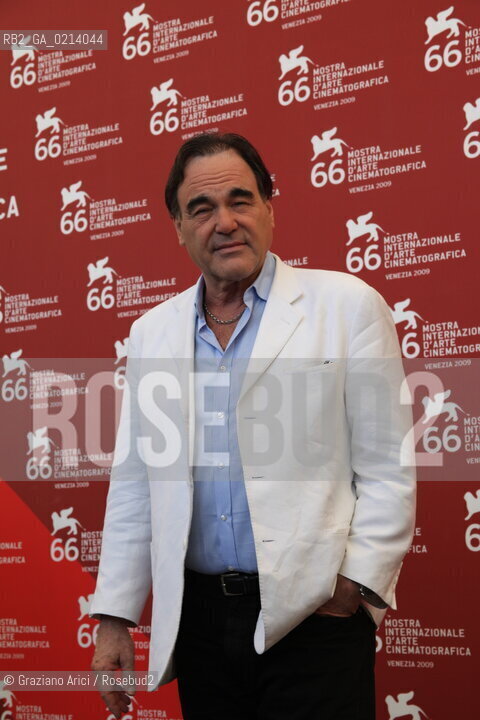 Italy, Venice - September 06th, 2009.66th VENICE INTERNATIONAL FILM FESTIVAL - FILM: SOUTH OF THE BORDER. THE DIRECTOR OLIVER STONE