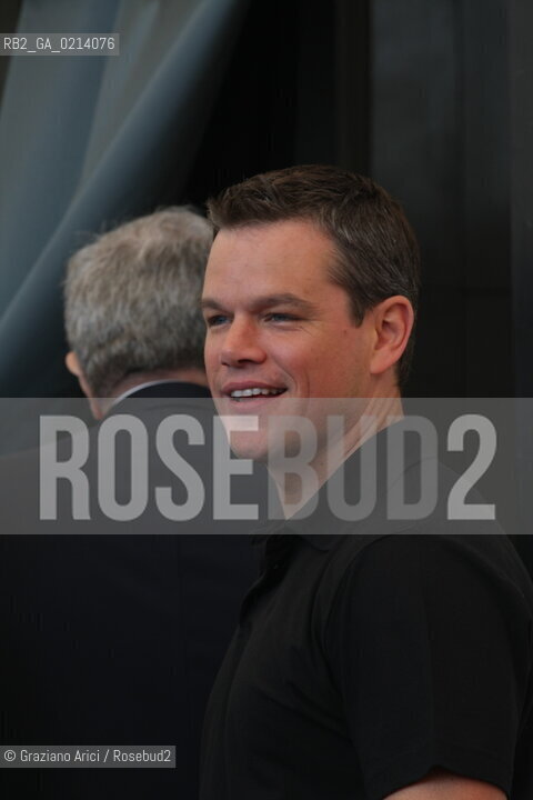 Italy, Venice - September 06th, 2009.66th VENICE INTERNATIONAL FILM FESTIVAL - FILM: THE INFORMANT! - THE ACTOR MATT DAMON.