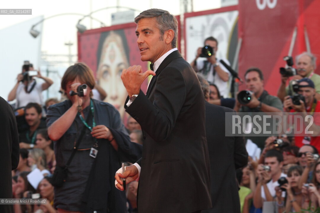 Italy, Venice - September 08th, 2009.66th VENICE INTERNATIONAL FILM FESTIVAL - RED CARPET FILM: THE MEN WHO STARE AT GOATS. THE ACTOR GEORGE CLOONEY