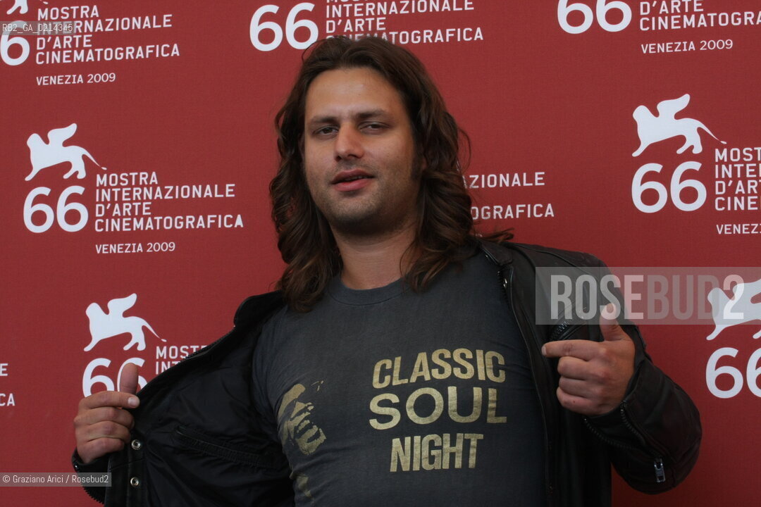 Italy, Venice - September 10th, 2009.66th VENICE INTERNATIONAL FILM FESTIVAL - FILM: SOUL KITCHEN. THE ACTOR ADAM BOUSDOUKOS