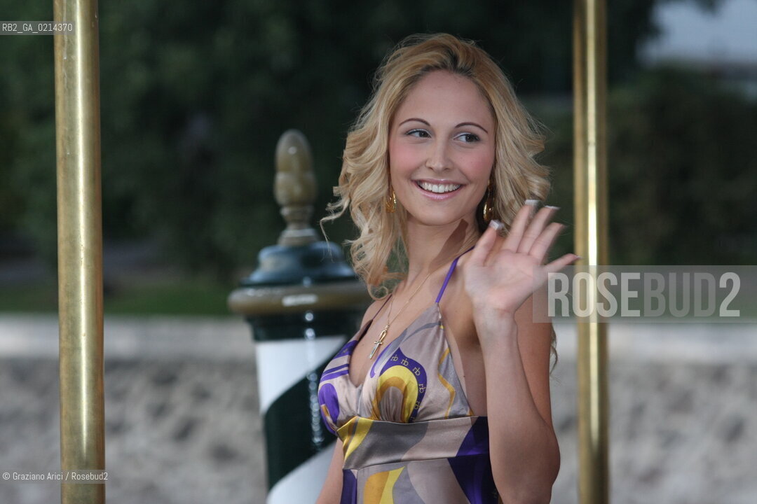 Italy, Venice - September 09th, 2009.66th VENICE INTERNATIONAL FILM FESTIVAL - NOEMI LETIZIA ARRIVES AT THE HOTEL EXCELSIOR DOCK  ©Graziano Arici/Rosebud2