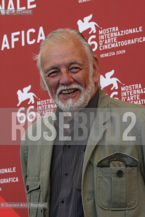 Italy, Venice - September 09th, 2009.66th VENICE INTERNATIONAL FILM FESTIVAL - FILM: SURVIVAL OF THE DEAD. THE DIRECTOR GEORGE A. ROMERO