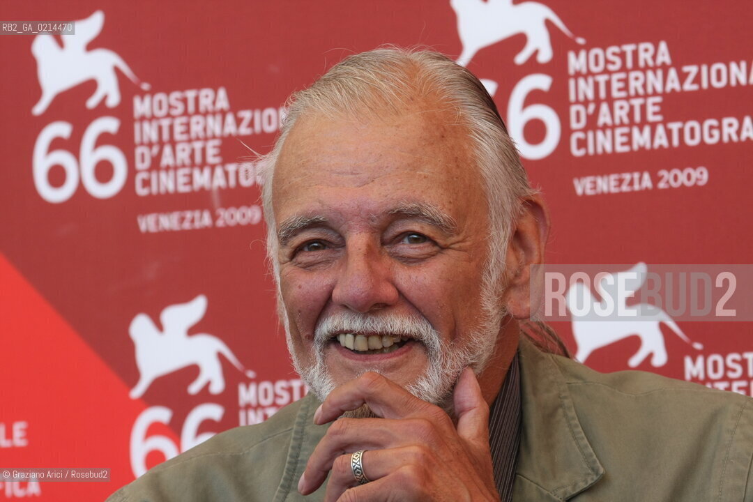 Italy, Venice - September 09th, 2009.66th VENICE INTERNATIONAL FILM FESTIVAL - FILM: SURVIVAL OF THE DEAD. THE DIRECTOR GEORGE A. ROMERO