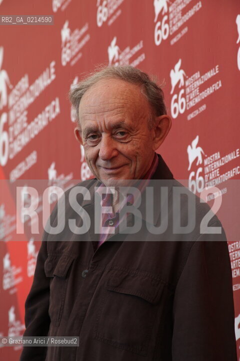 Italy, Venice - September 11th, 2009.66th VENICE INTERNATIONAL FILM FESTIVAL - THE DIRECTOR FREDERICK WISEMAN