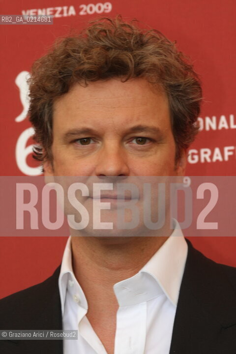Italy, Venice - September 10th, 2009.66th VENICE INTERNATIONAL FILM FESTIVAL - FILM: A SINGLE MAN. THE ACTOR COLIN FIRTH