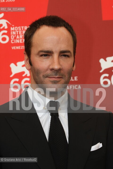 Italy, Venice - September 10th, 2009.66th VENICE INTERNATIONAL FILM FESTIVAL - FILM: A SINGLE MAN. THE DIRECTOR TOM FORD.