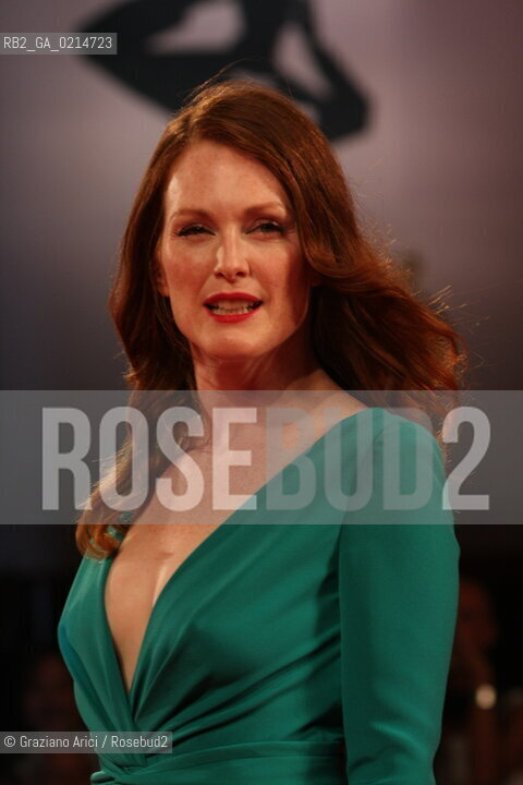 Italy, Venice - September 11th, 2009.66th VENICE INTERNATIONAL FILM FESTIVAL - RED CARPET FILM: A SINGLE MAN. THE DIRECTOR TOM FORD WITH THE ACTRESS JULIANNE MOORE ©Graziano Arici/Rosebud2