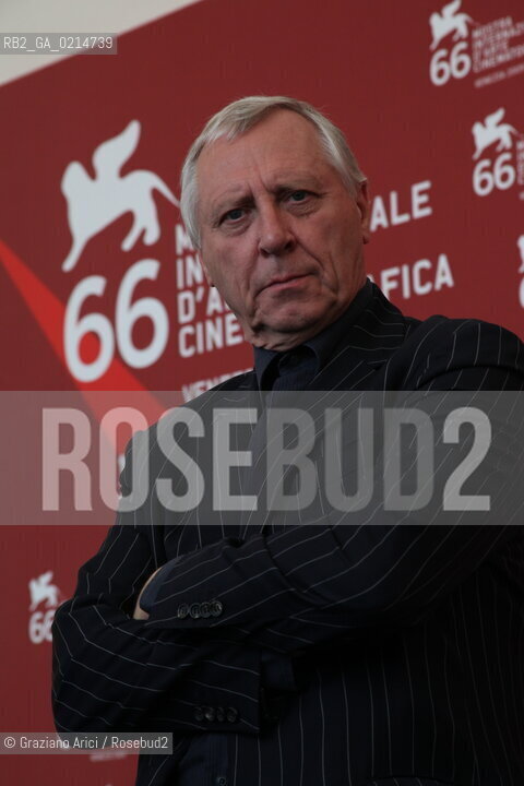 Italy, Venice - September 12th, 2009.66th VENICE INTERNATIONAL FILM FESTIVAL - FILM: THE MARRIAGE. THE DIRECTOR PETER GREENAWAY. ©Graziano Arici/Rosebud2