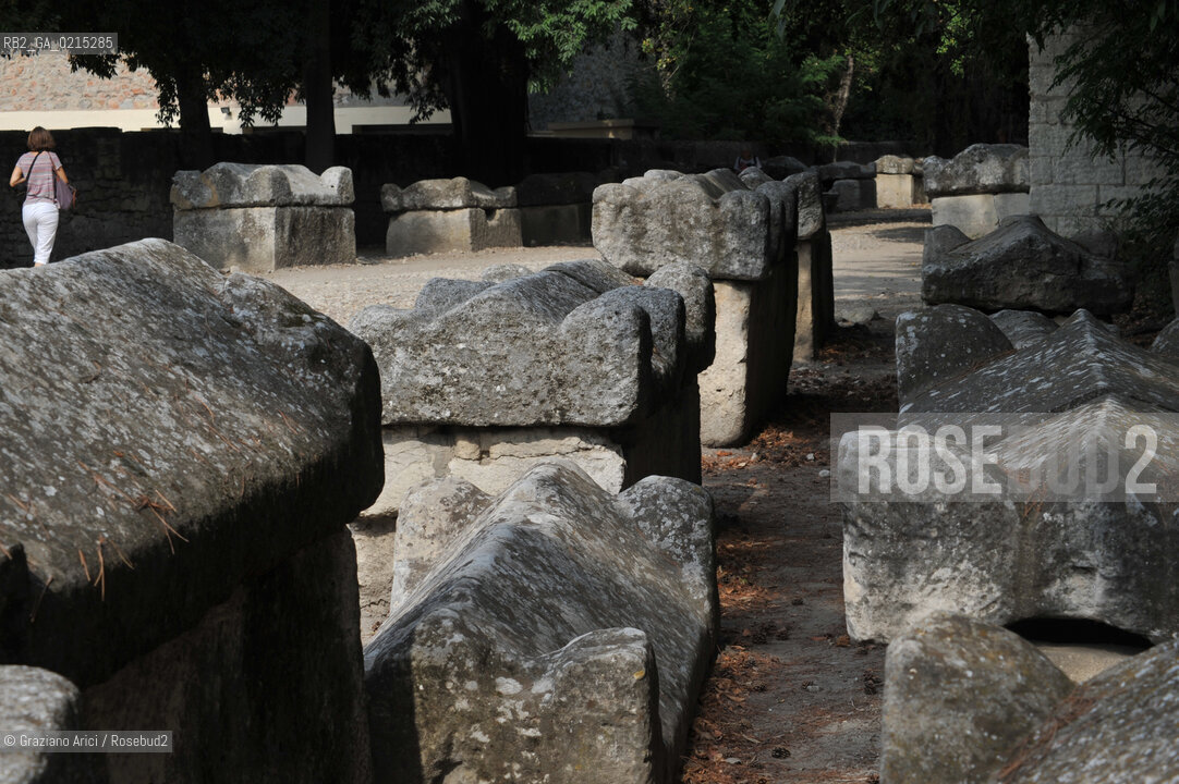 Arles (France - Provence - Provenza) 8/09 - Les Alyscamps ©Graziano Arici/Rosebud2 geo castello