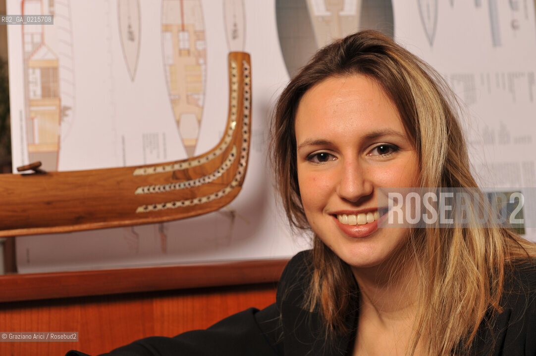 Sottomarina (Venezia) The young yacht designer Laura Meo Boscolo ©Graziano Arici/Rosebud2 barca