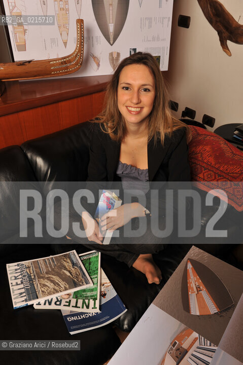 Sottomarina (Venezia) The young yacht designer Laura Meo Boscolo ©Graziano Arici/Rosebud2 barca