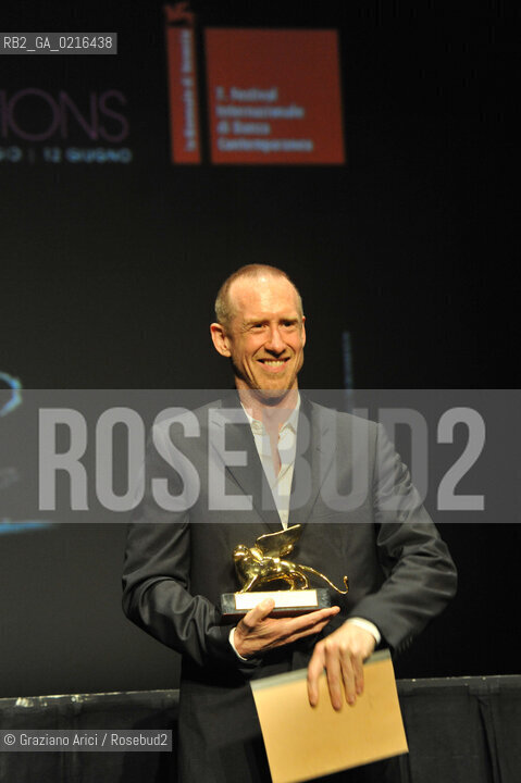 VENICE 4/6/10 - Biennale Danza 2010 : The Golden Lion 2010 for Lifetime Achievement in Dance to the dancer and choreographer William Forsythe danza balletto Leone dOro alla Carriera ©Graziano Arici/Rosebud2