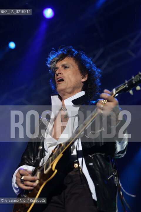 03/07/10 Mestre Parco S.Giuliano (Venice) - Heineken Jammin Festival : The rock group The Aerosmith : Joe Perry musica rock ©Graziano Arici/Rosebud2