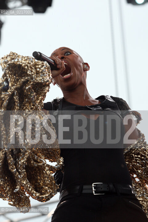 06/07/10 Mestre Parco S.Giuliano (Venice) - Heineken Jammin Festival : Skuk Anansie musica rock ©Graziano Arici/Rosebud2