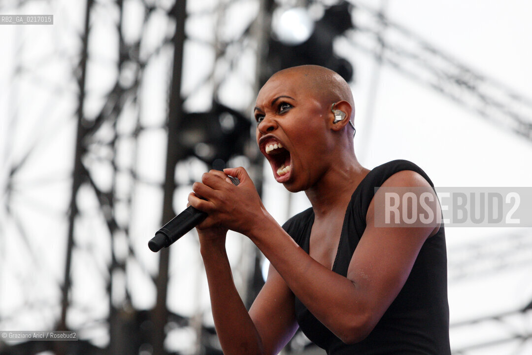06/07/10 Mestre Parco S.Giuliano (Venice) - Heineken Jammin Festival : Skuk Anansie musica rock ©Graziano Arici/Rosebud2