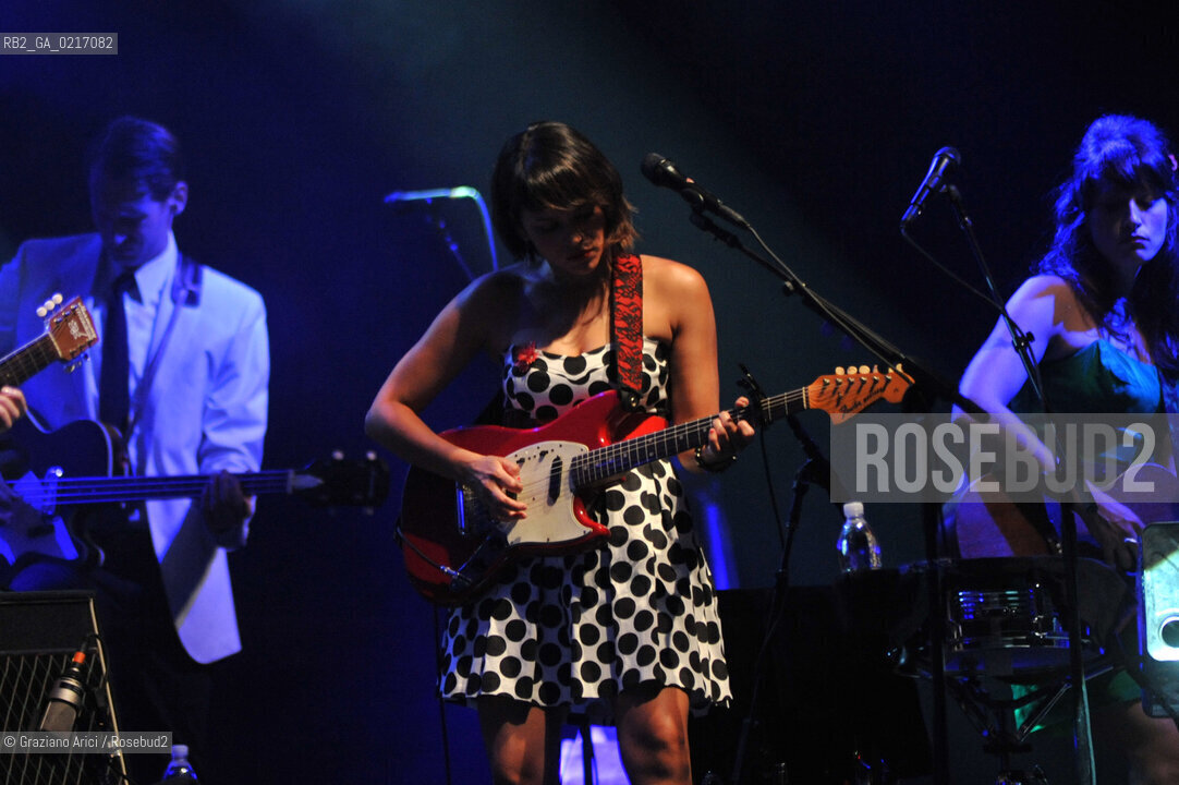 Venice - 24/07/10 The singer and musician Norah Jones musica pop rock ©Graziano Arici/Rosebud2