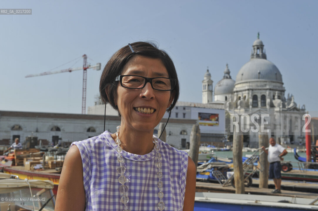 Venice 25/08/2010 - The director of Architecture Biennale the architect Kazuyo Sejima Architettura architetti ©Graziano Arici/Rosebud2
