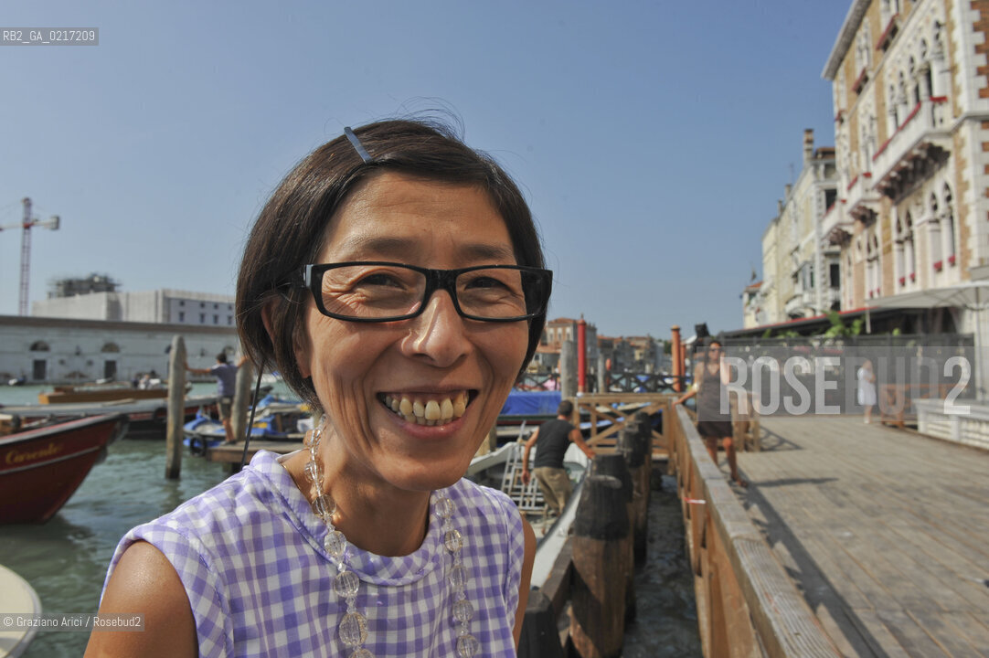 Venice 25/08/2010 - The director of Architecture Biennale the architect Kazuyo Sejima Architettura architetti ©Graziano Arici/Rosebud2