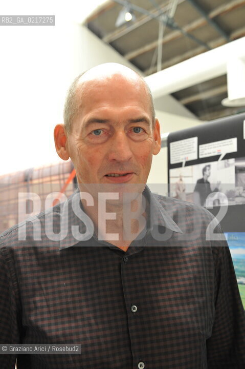 Venice 26/08/2010 -  12 Architecture Biennale: Palazzo delle Esposizioni - The architect Rem Koolhaas, La Biennale Golden Lion for Lifetime Achievement  -  Architettura architetti giardini leone oro carriera ©Graziano Arici/Rosebud2