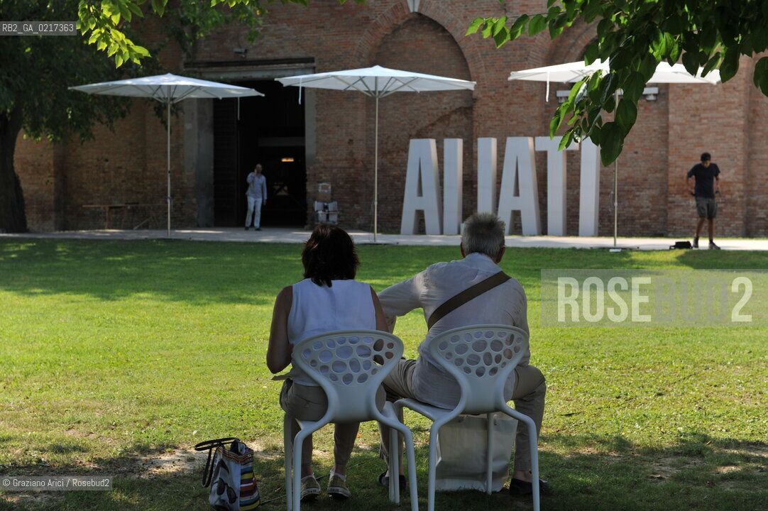 Venice 26/08/2010 -  12 Architecture Biennale: Arsenale:  -  Architettura architetti giardini ©Graziano Arici/Rosebud2