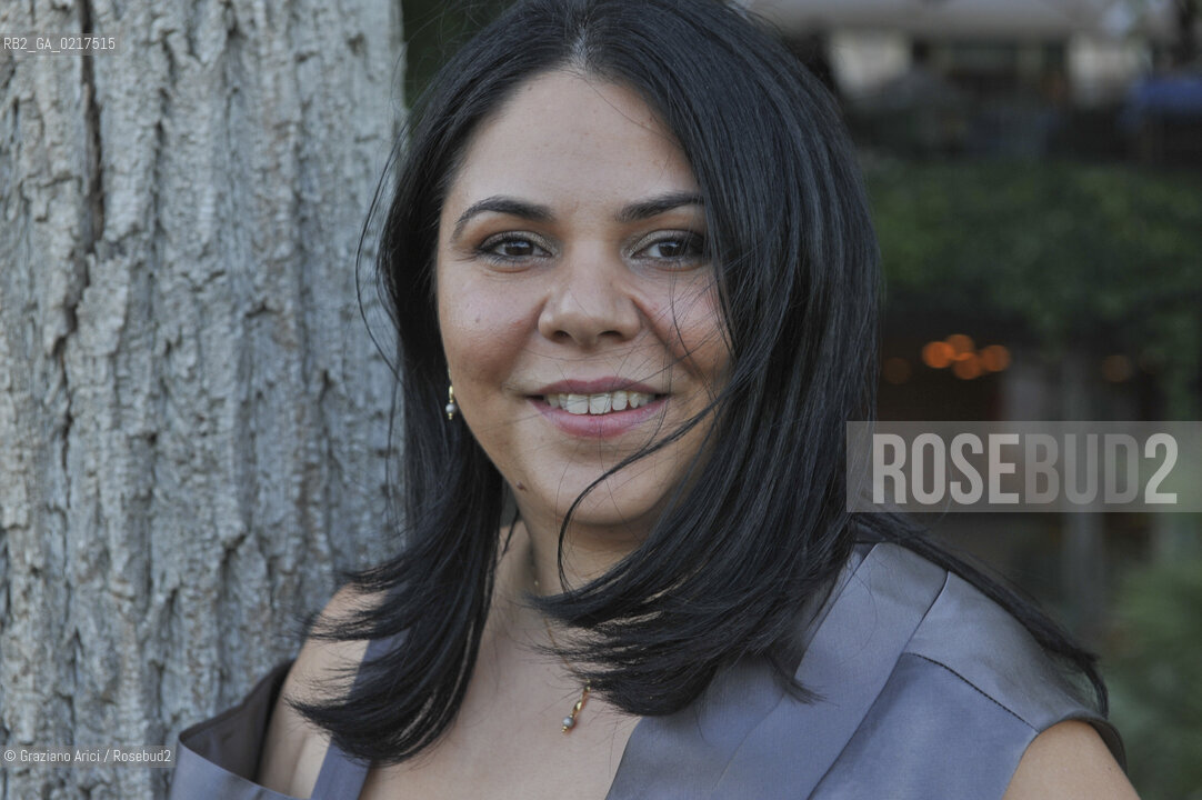Venice 3/09/10 - The writer Michela Murgia in the Venice Lido Beach letteratura ©Graziano Arici/Rosebud2