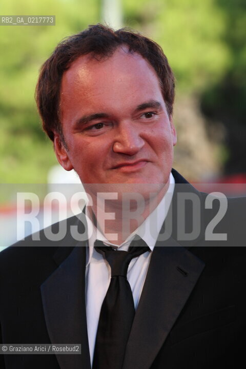 67th Venice International Film Festival - Venice September 1, 2010 - Red Carpet Opening Ceremony and film Black Swan - The president of the jury, director Quentin Tarantino 