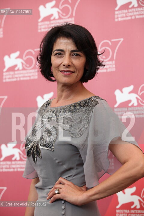 67th Venice International Film Festival - Venice September 2, 2010 - Photocall of the film Miral - The actress Hiam Abbass 