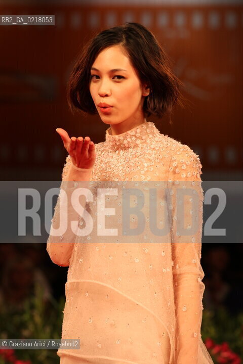 67th Venice International Film Festival - Venice September 2, 2010 - Red Carpet of the film Noruwei No Mori (Norvegian Wood) - The actress Kiko Mizuhara