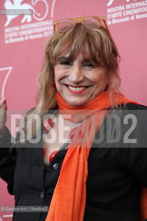 67th Venice International Film Festival - Venice September 3, 2010 - Photocall of the film I Baci Mai Dati - The actress Piera Degli Esposti