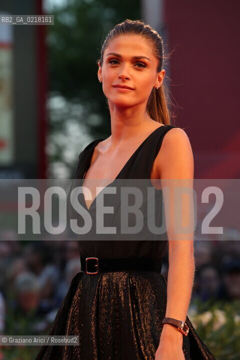 67th Venice International Film Festival - Venice September 3, 2010 - Red Carpet of the film Somewhere - Elisa Sednaoul, actress