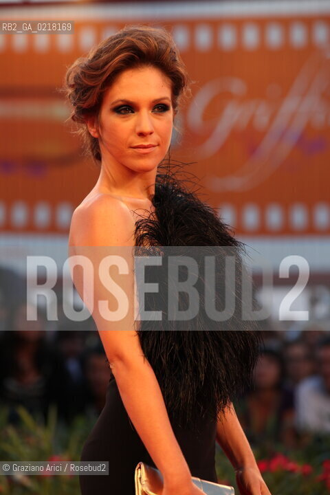 67th Venice International Film Festival - Venice September 3, 2010 - Red Carpet of the film Somewhere - Isabella Ragonese, actress