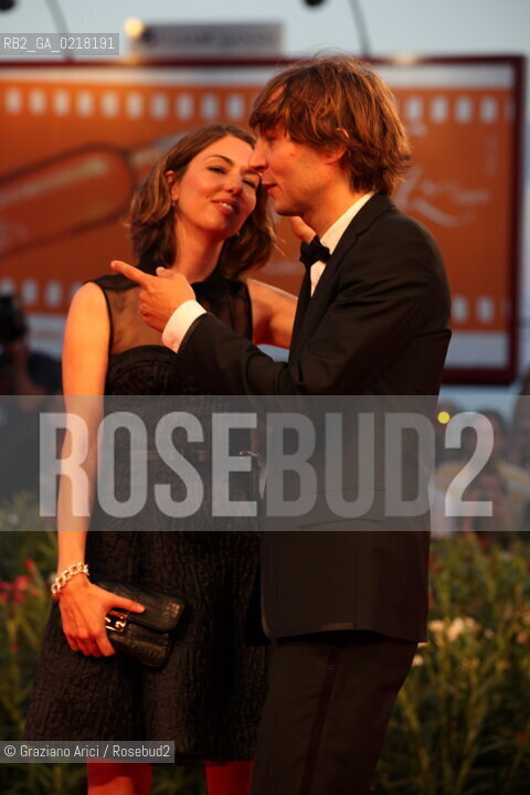67th Venice International Film Festival - Venice September 3, 2010 - Red Carpet of the film Somewhere - The Director Sofia Coppola with Thomas Mars
