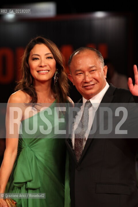 67th Venice International Film Festival - Venice September 3, 2010 - Red Carpet of the film Jianyu (Reign of Assassins) And The Golden Lion For Lifetime Achievement to John Woo. The director John Woo with actress Michelle Yeoh