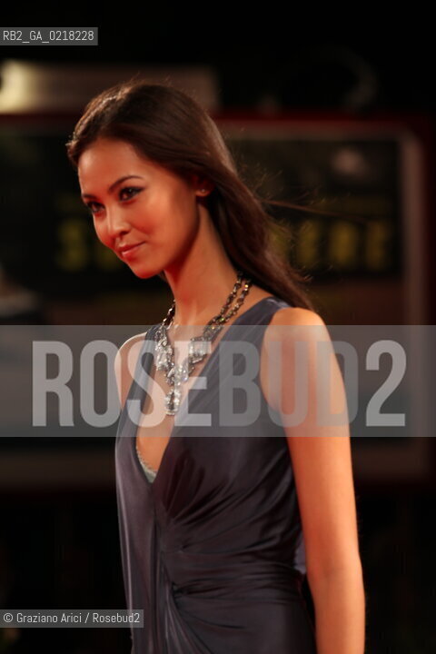 67th Venice International Film Festival - Venice September 3, 2010 - Red Carpet of the film Jianyu (Reign of Assassins) And The Golden Lion For Lifetime Achievement to John Woo. Barbie Hsu, actress.