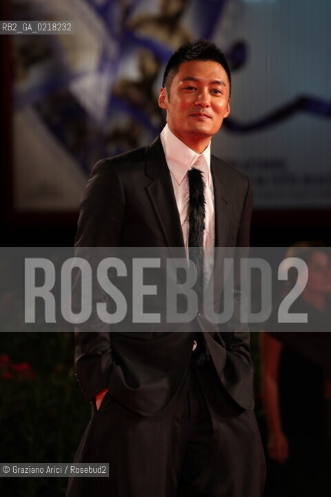 67th Venice International Film Festival - Venice September 3, 2010 - Red Carpet of the film Jianyu (Reign of Assassins) And The Golden Lion For Lifetime Achievement to John Woo. The actor Shawn Yue