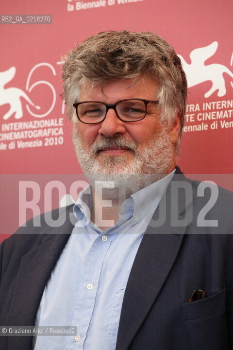 67th Venice International Film Festival - Venice September 4, 2010 - Photocall of the film La Passione - The director Carlo Mazzacurati