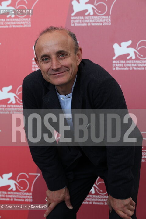 (out of competition).67th Venice International Film Festival - Venice September 5, 2010 - Photocall of the film 1960 - The actor Giuseppe Cederna.