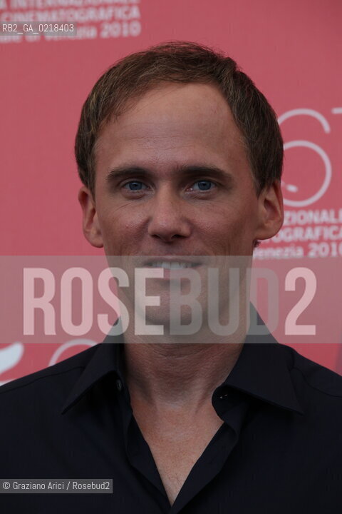 67th Venice International Film Festival - Venice September 5, 2010 - Photocall of the film Meeks Cutoff - The actor Neal Huff