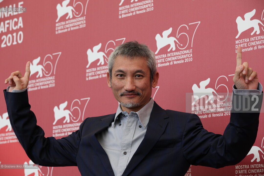 67th Venice International Film Festival - Venice September 5, 2010 - Photocall of the film Di Renjie Zhi Tongtian Diguo (Detective Dee and the Mystery of the Phantom Flame) - The director Tsui Hark